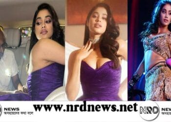 অ্যাওয়ার্ড অনুষ্ঠানে পোশাকের কারণে নাজেহাল জাহ্নবী