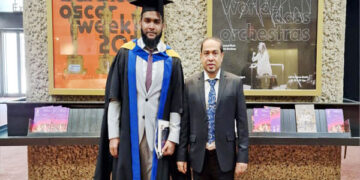 যুক্তরাজ্যে সিলেটের বদরুলের ডিগ্রি অর্জন