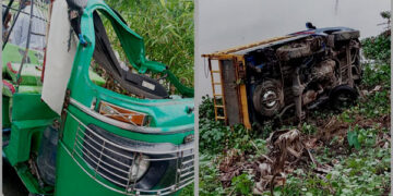 বানিয়াচংয়ে পিকআপ অটোরিকশার মুখোমুখি সংঘর্ষ, নিহত ২