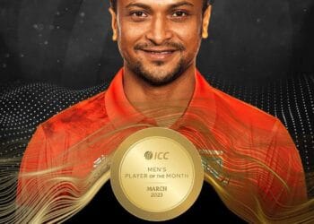 আইসিসি মার্চের সেরা ক্রিকেটার সাকিব আল হাসান