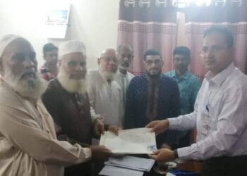 জগন্নাথপুরে উপজেলা পরিষদ উপ-নির্বাচনে জাতীয় পার্টির প্রার্থীর মনোনয়নপত্র দাখিল