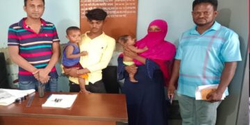 চৌকশ পুলিশ অফিসার এসআই গোলাম রসুল এর সহযোগিতায় শিশুবাচ্চা  ফিরে পেল মা বাবার কোল