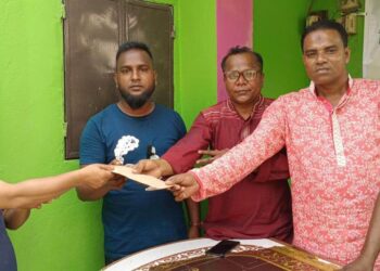 সুনামগঞ্জে সুবিধা বঞ্চিত মানুষের পাশে প্রবাসী রুকন উদ্দিন