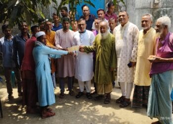 দিরাইয়ে বিভিন্ন মসজিদ ও মন্দিরে রাষ্ট্রীয় অনুদানের চেক বিতরণ