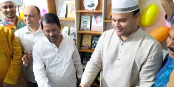 সুনামগঞ্জ জেলা ছাত্রলীগের সাংগঠনিক সম্পাদক ফয়সাল আহমদ এর উদ্যেগে মুজিব বুক কর্ণার উদ্বোধন।