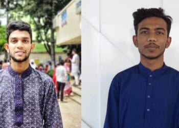 জবিস্থ কুমিল্লা জেলা ছাত্রকল্যাণের সভাপতি প্রাণ, সম্পাদক মিলন