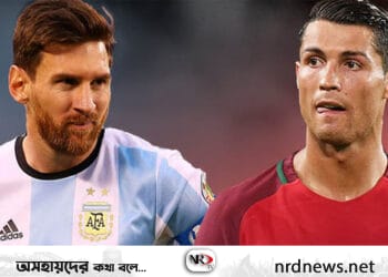 রোনালদো দুঃখের রাতে মেসির উৎসব