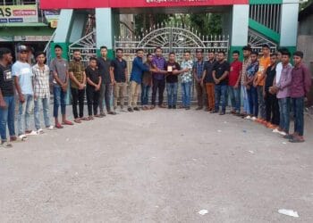 ছাতকে উপজেলা ছাত্রলীগ নেতা কয়েছ মিয়াকে বিদায় সংবর্ধনা