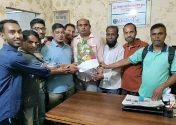 সিলেটে ফুলেল শুভেচ্ছায় সিক্ত হলেন বিএমএসএস’র নতুন ভাইস চেয়ারম্যান মোহাম্মদ হানিফ