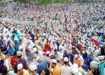 সিলেটে শাহী ঈদুল আযহার প্রধান জামাত সম্পন্ন