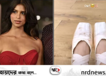 শাহরুখ কন্যা নাচতে গিয়ে উল্টে পড়ে গেলেন