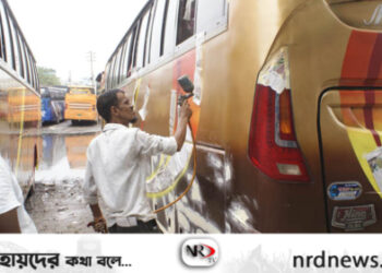 মার খাওয়া’ গাড়ি ঈদ ঘিরে হচ্ছে মেরামত