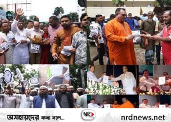 সিলেটে প্রতীক পেয়ে ভোটারদের কাছে ছুটছেন প্রার্থীরা