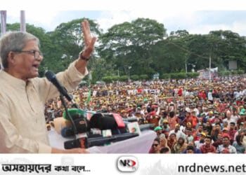 তারুণ্যের সমাবেশে বিএনপি মহাসচিব মির্জা ফখরুল ইসলাম আলমগীর।