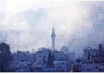 ফিলিস্তিনের পশ্চিম তীরের জেনিন শহরে ড্রোন হামলার চালাচ্ছে ইসরায়েল