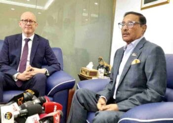 ইইউ রাষ্ট্রদূত চার্লস হোয়াইটলির সঙ্গে বৈঠক করেছেন আ.লীগ সম্পাদক ওবায়দুল