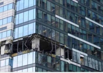 ড্রোন হামলায় কেন্দ্রীয় মস্কোর একটি ভবন ক্ষতিগ্রস্ত হয়েছে