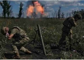 দোনেৎস্কের ভোরোশিলোভস্কি জেলার একটি নির্মাণস্থলে যন্ত্র বিস্ফোরিত