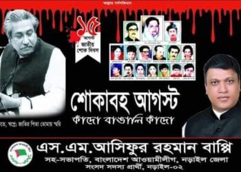 ১৫ আগষ্ট জাতীয় শোক দিবস বঙ্গবন্ধু শেখ মুজিবুর রহমানের ৪৮তম শাহাদাতবার্ষিকী