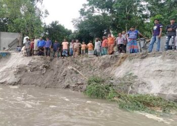 সৃষ্ট বন্যা পরিস্থিতির উন্নতি, পানি কমলেও তিস্তাপাড়ে ভাঙন আতঙ্ক