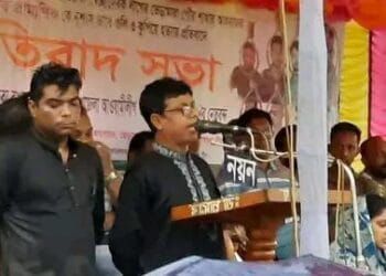 ভেড়ামারায় স্বেচ্ছাসেবক লীগ নেতা সঞ্জয় নিহত হওয়ার ঘটনায় প্রতিবাদ সমাবেশ