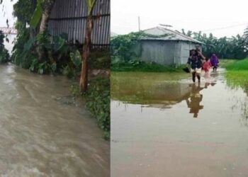 তিস্তার পানি কাউনিয়া পয়েন্টে বিপৎসীমার ১০ সেন্টিমিটার ওপর দিয়ে প্রবাহিত হচ্ছে