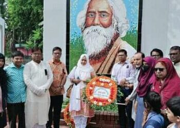 বোচাগঞ্জে যথাযোগ্য মর্যাদায় বিশ্ব কবি রবিন্দ্র নাথ ঠাকুরের প্রয়ান দিবস পালন