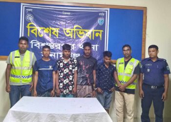 তাহিরপুরে গণধর্ষণের ঘটনায় ৬ আসামী গ্রেফতার