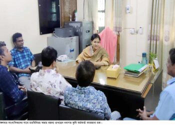 রাণীনগরে সাংবাদিকদের সাথে নবাগত কৃষি কর্মকর্তার মতবিনিময়