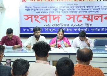 দাবি আদায়ে অনির্দিষ্টকালের গণছুটিতে পল্লী বিদ্যুৎ কর্মীরা