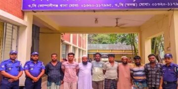 সিলেটে অবৈধ বালু উত্তোলন ড্রেজার ও ২টি বাল্কহেড জব্দ, ৮ জনের কারাদণ্ড