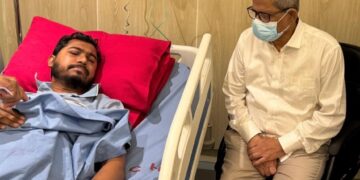 নুরকে দেখতে হাসপাতালে মির্জা ফখরুল