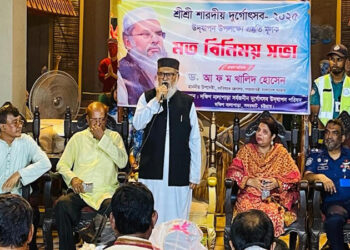 সাহসের সঙ্গে পূজা উদযাপন করুন, নিরাপত্তায় সর্বোচ্চ গুরুত্ব দেবে সরকার: ধর্ম উপদেষ্টা