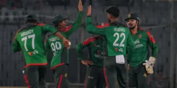 রিশাদের ঘূর্ণিতে ক্যারিবীয়দের বিধ্বস্ত, জয় বাংলাদেশের