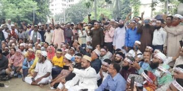 লংমার্চের প্রস্তুতিতে উত্তাল শহীদ মিনার চত্বর