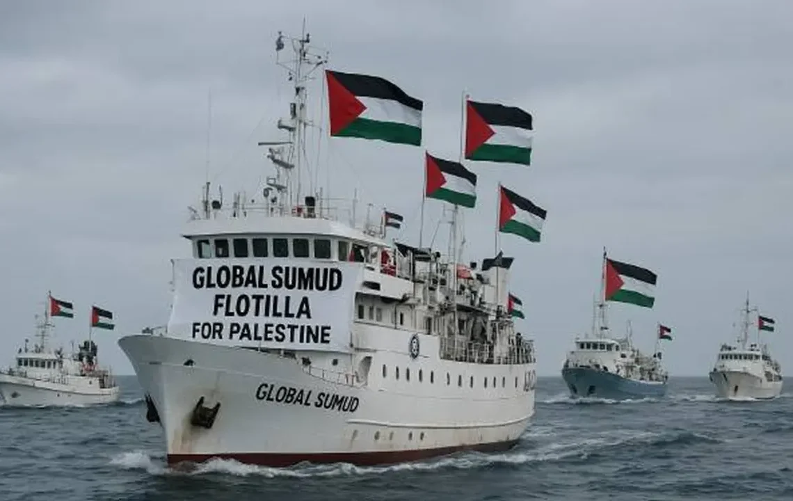 গ্লোবাল সুমুদ ফ্লোটিলার জাহাজ / ছবি: সংগৃহীত