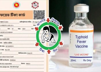 দেশব্যাপী টাইফয়েড টিকাদান কর্মসূচি অব্যাহত