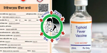 দেশব্যাপী টাইফয়েড টিকাদান কর্মসূচি অব্যাহত