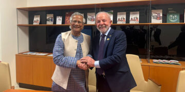 রোমে ব্রাজিলের প্রেসিডেন্ট লুলার সঙ্গে ইউনূসের বৈঠক