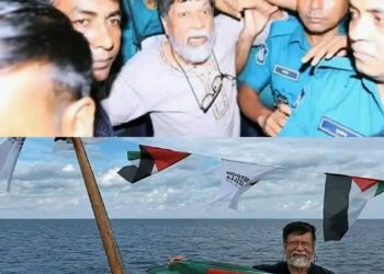 শহিদুল আলম ফ্রিডম ফ্লোটিলায়: ফিলিস্তিনের পক্ষে বাংলাদেশের বলিষ্ঠ কণ্ঠস্বর