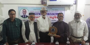 বিশ্বনাথ উপজেলা প্রেসক্লাবে প্রবাসী আব্দুল হান্নান সংবর্ধিত